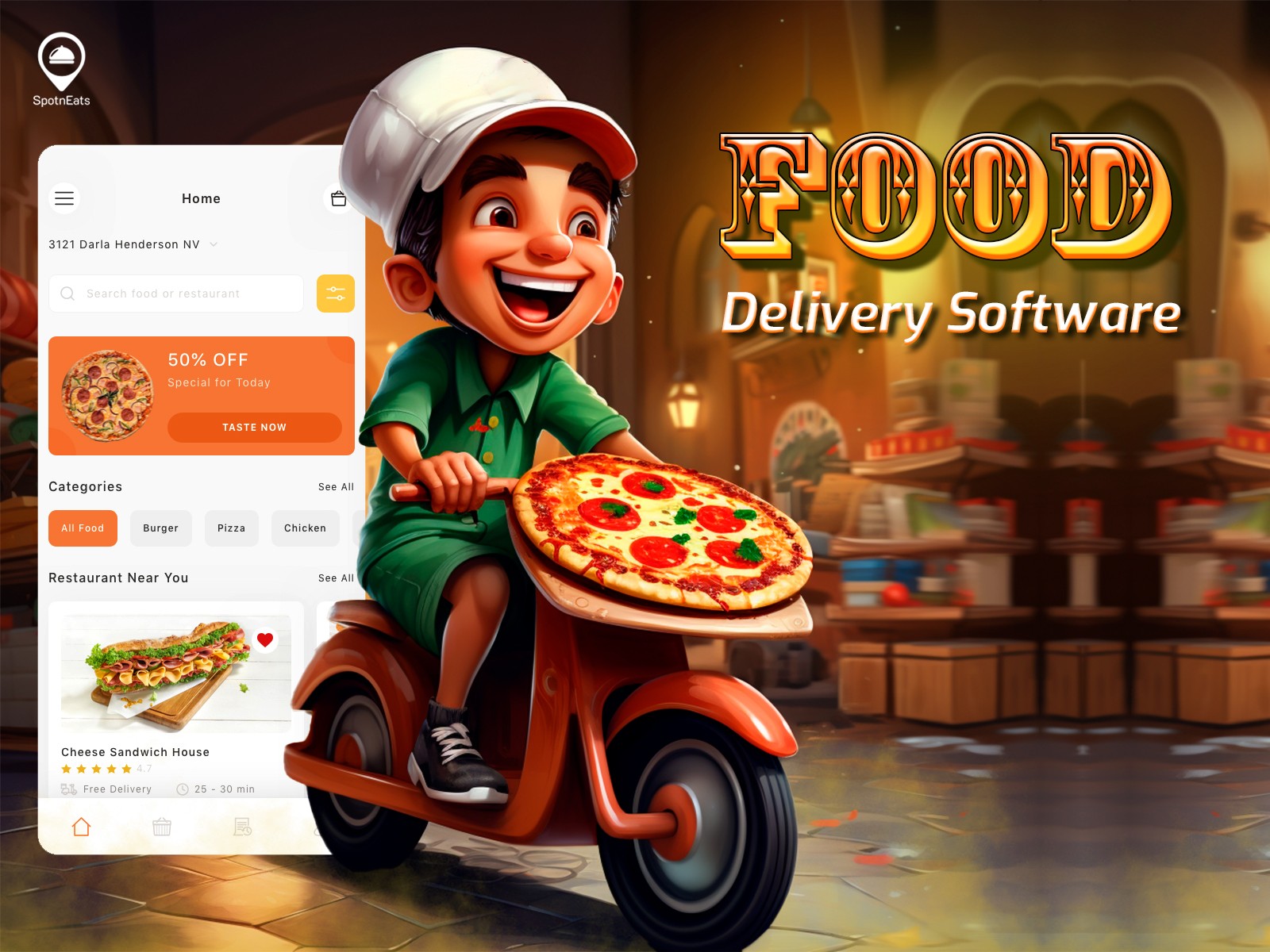Take Your Restaurant Business To The Next Level With Spotneats Food Delivery Software